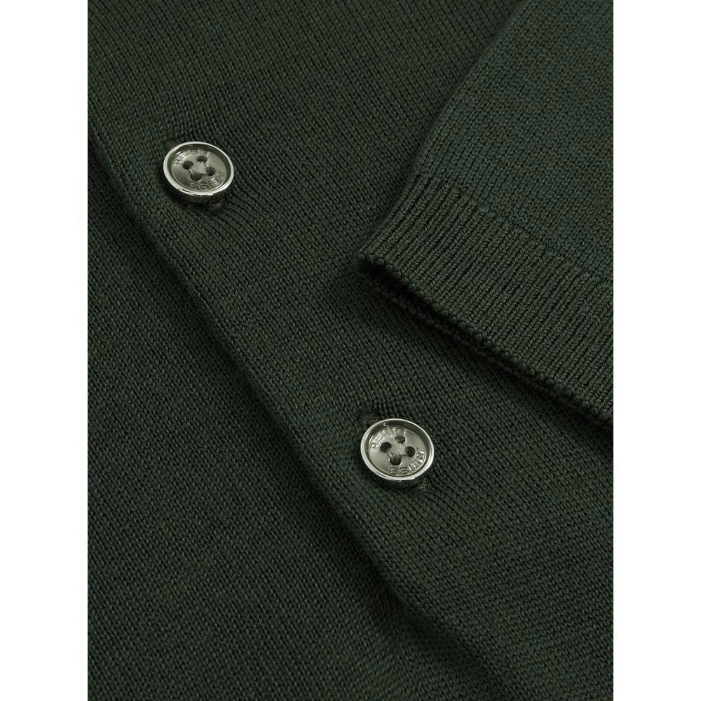 REISS Manor Merino Wool Short-Sleeve Polo Shirt